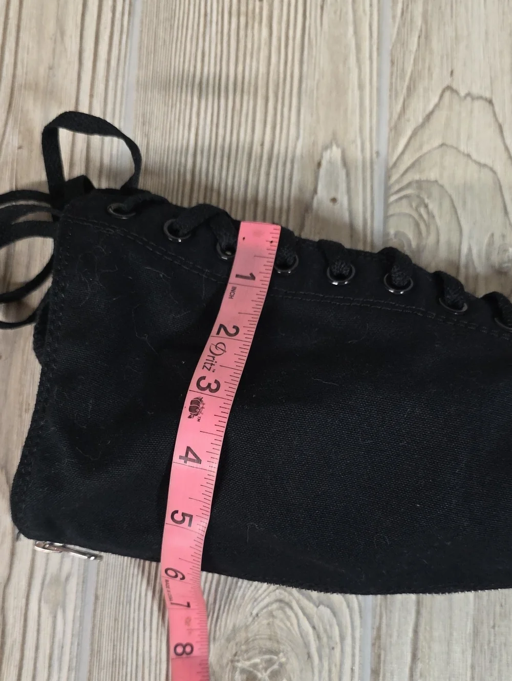 Converse All Star XX-Hi Boots Triple Black Knee High Lace Up Canvas Sneakers